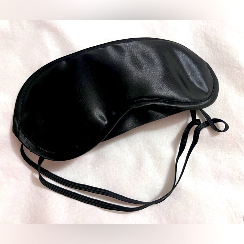 Satin like eye mask